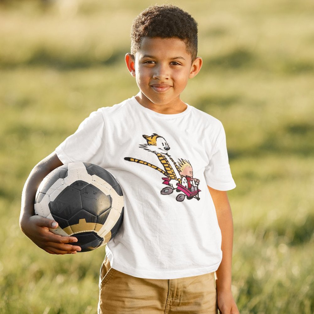 Calvin & Hobbes Wagon Ride T-Shirt - Picture 5 of 5